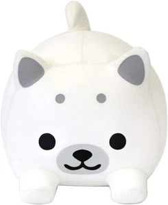 MOGU Cushion Pillow Plush Doll White Cute Dog Japan Import New MOGU Cushion - Picture 1 of 2