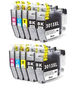 10pk Hi-Yield Ink For Brother LC3013 LC3011 MFC-J491DW MFC-J497DW J690DW J895DW - Picture 1 of 1