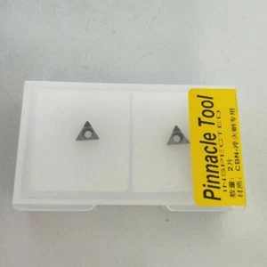 2pcs TPGT080204 CBN CNC Carbide Inserts Lathe Turning Inserts For Steel TPGT08 - Picture 1 of 3