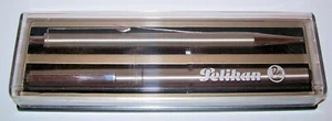 Pelikan Signum P505 K505 Silber 80er Jahre Boxed Set Füllfederhalter Kugelschreiber - Bild 1 von 12