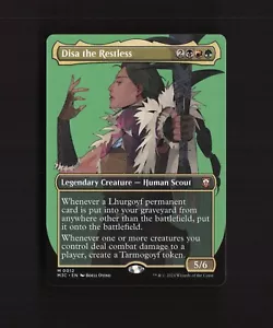 Tarjeta de Magic The Gathering Disa the Restless 12 Commander Modern Horizons 3 BORDERLESS Mythic - Imagen 1 de 3