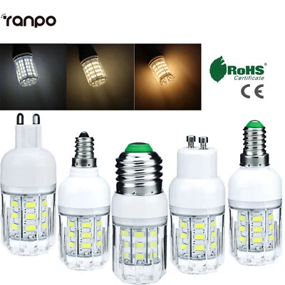 1X 10X E27 B22 E14 G9 GU10 7W LED Maisbirne 12V 24V 220V Licht 110V Lampe - Bild 1 von 4