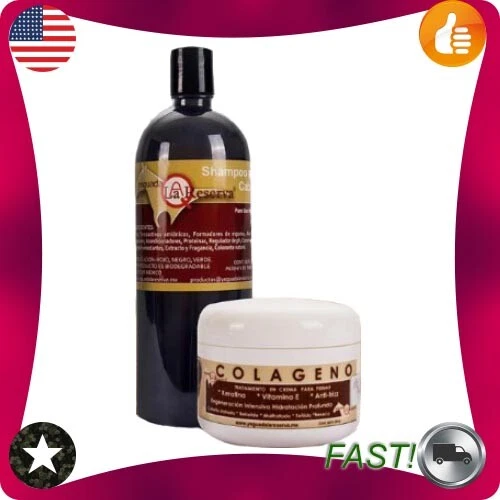 1 Champú y Colageno Yeguada La Reserva 200gr Tratamiento Anti Caída del Cabello Foto 1 de 1