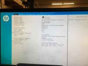 HP Pavilion 15 eh0090wm Laptop 15.6" AMD Ryzen 5 4500U Ruined Screen READ! -AA - Picture 1 of 4