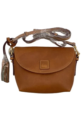Bandolera Dooney & Bourke Florentine Saddle Natural Foto 1 de 2