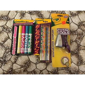 Lotto pennarelli vintage Crayola Total Tool Staple Binney Smith matita elettrica urla - Foto 1 di 5