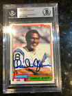 1981 Topps Football #496 Charlie Joiner Signed Auto Chargers Bgs Bas Chargers
