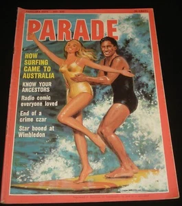 PARADE MAGAZINE 1970 AUSTRALIAN SURFING , JACK DAVEY , CLIVE STEWART boxer - Bild 1 von 5