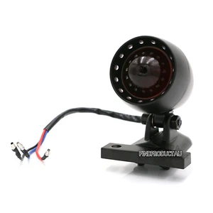 Black LED Motorcycle Rear Tail Light Lamp Harley Chopper Cafe Racer project bob - Picture 1 of 4