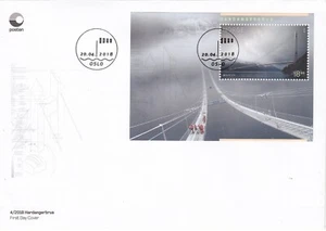 Norway.2018 EUROPA CEPT.Bridges. FDC - Picture 1 of 1