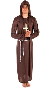 Religiöses Cosplay Priester Vikar Kostüm Hirsch Do Erwachsene Herren Mönch Kostüm - Bild 1 von 1