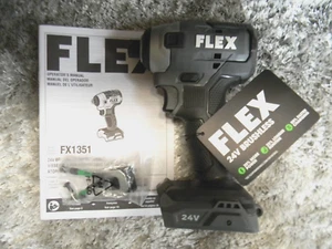 NEW FLEX FX1351 24V 1/4-in Brushless Cordless Impact Driver (New From Kit) - Picture 1 of 1