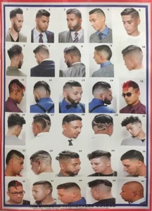 SI-23-2015HM BARBER SALON BEAUTY SPA 24"X36" HAIR STYLE CUT DESIGN POSTER MEN - Picture 1 of 1