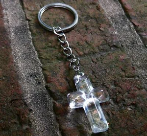 CROIX MÉTAPHYSIQUE EN CRISTAL ANGÉLIQUE D'UN MILLION DE MIRACLES - Photo 1 sur 4