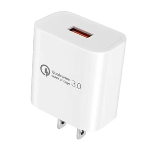 Quick Home Charger 18W USB Travel Wall Power Adapter Adaptive for Cell Phones - Picture 1 of 3