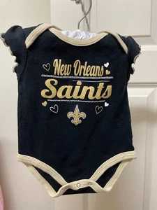 NFL New Orleans Saints Baby Mädchen 3/6mo Body - Bild 1 von 5