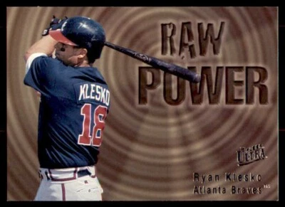 1996 Ultra Atlanta Braves Baseball Card #597 Ryan Klesko  - Image 1 of 2