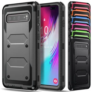 For Samsung Galaxy S10/S10 Plus/S10e/S10 5G Case Rugged Shockproof Phone Cover - Picture 1 of 90
