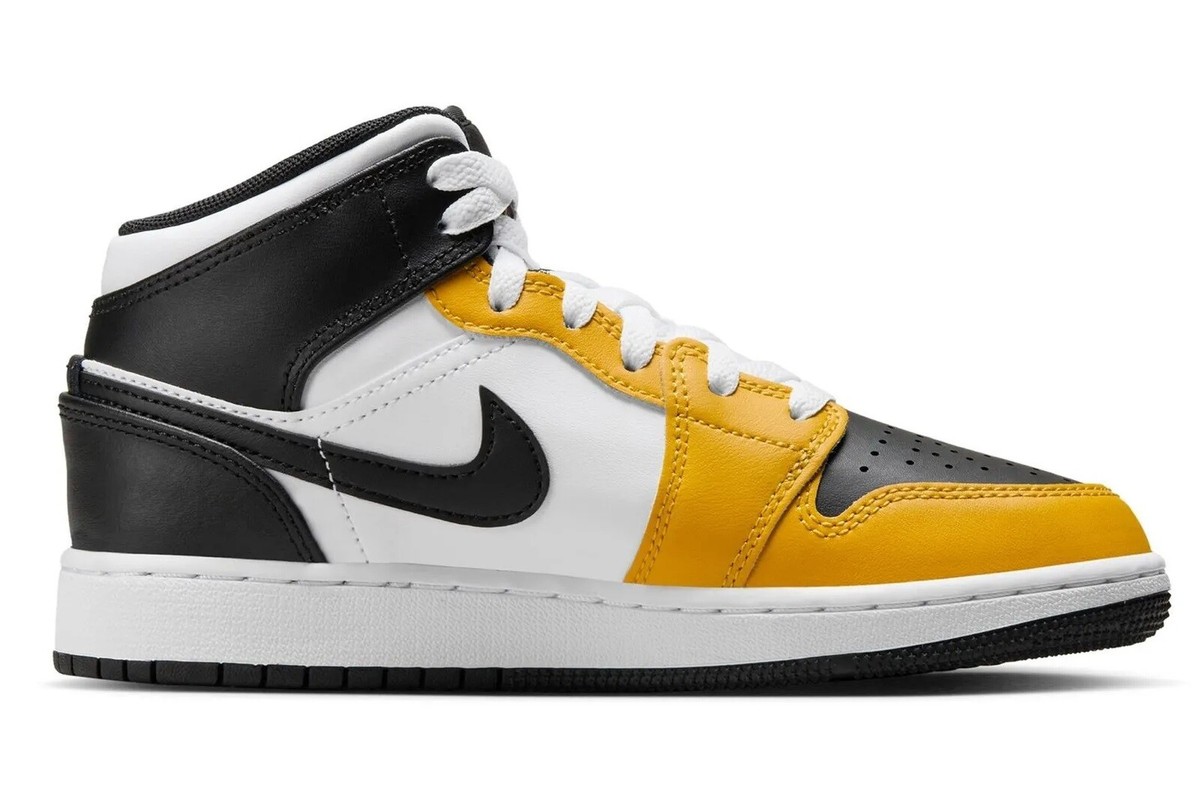 NIKE Air Jordan 1 MID イエロー&オレンジ Kids Nike Air Jordan 1 Mid SE 