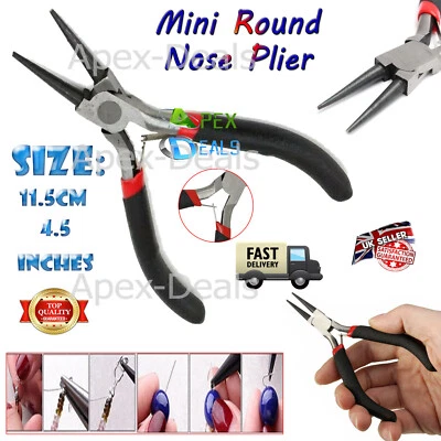 MARKSMAN Mini Round Nose Pliers Precision Jewellery Craft Beads Hobby Wirework Hand Tool