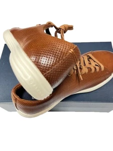 Cole Haan men Size 7 M sneakers Shoe Perforated Brown Grand OS Crosscourt II New - Picture 1 of 7