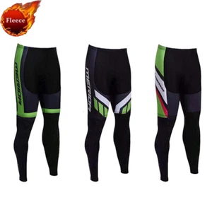Merida Men's Winter Cycling Tights Padded Thermal Bike Cycling Pants Leggings - Picture 1 of 10