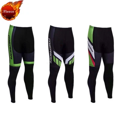 Merida Men's Winter Cycling Tights Padded Thermal Bike Cycling Pants Leggings - Image 1 of 4