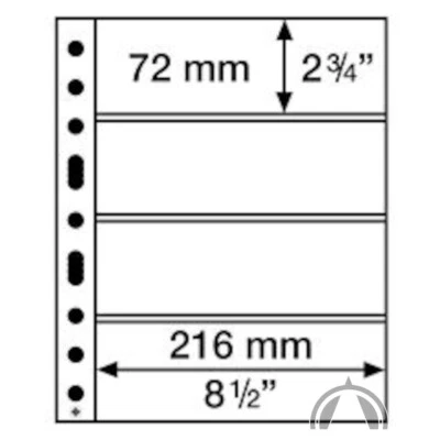 10 Grande Pages with 4 Clear Pockets for Modern US & World Currency & Banknotes - Image 1 of 4