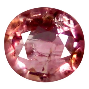 0,62 ct AAA Wertvolle ovale Form (6 x 5 mm) Rosa Turmalin Natur Edelstein - Bild 1 von 1