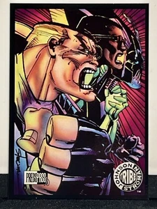 1993 Press Pass TRIBE Johnson Stroman Promo Profile Card PP 1 of 3 Wizard Press - Picture 1 of 2