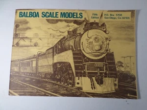 Vintage BALBOA SCALE MODELS Catalog Fifth Edition - Picture 1 of 7