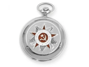 RUSSISCHE TASCHENUHR HEIMATKRIEG CCCP Hammer und Sichel MOLNIJA 3602 DE - Picture 1 of 6