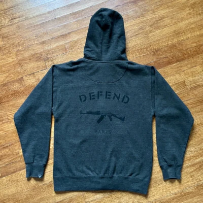 AK47 Rifle Sudadera con Capucha Chaqueta Hombres Medio Defender Cremallera Completa Sudadera 2ª Enmienda 2A Foto 1 de 4