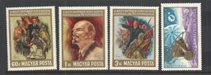 1967 HUNGARY Scott # 1858-1861 { PAINTINGS LENIN / SPACE } MNH MINT NEVER HINGED - Picture 1 of 1