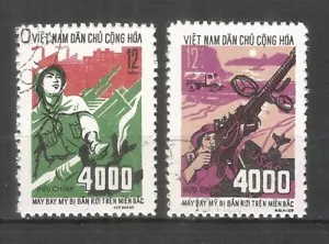 Vietnam 1972 francobolli usati Michel # 707-708 militari, guerra - Foto 1 di 1