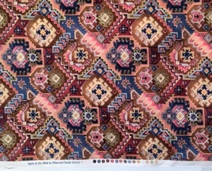 New Cotton Fabric 21" x 28" Maywood Studio ESSCO Spirit of the West Southwestern - Picture 1 of 17