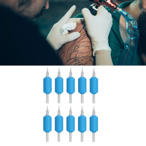 20pcs Disposable Tattoo Handle Grip Silicone Prevent Slip Tattoo Machine