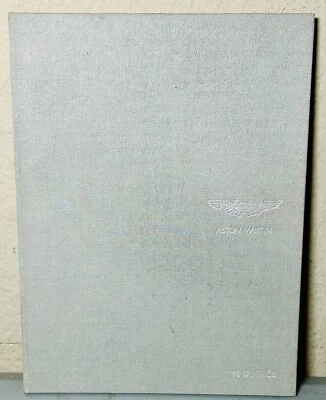 Aston Martin V8 Vantage Dealer Sales HC Book Press Photo Book 2008 w Price Guide - Image 1 of 4