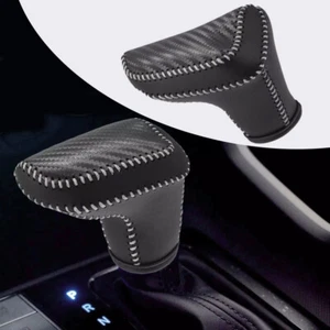 Leather Gear Shift Knob Cover Grey Line Fit For Hyundai Elantra 2021-2023 - Bild 1 von 6