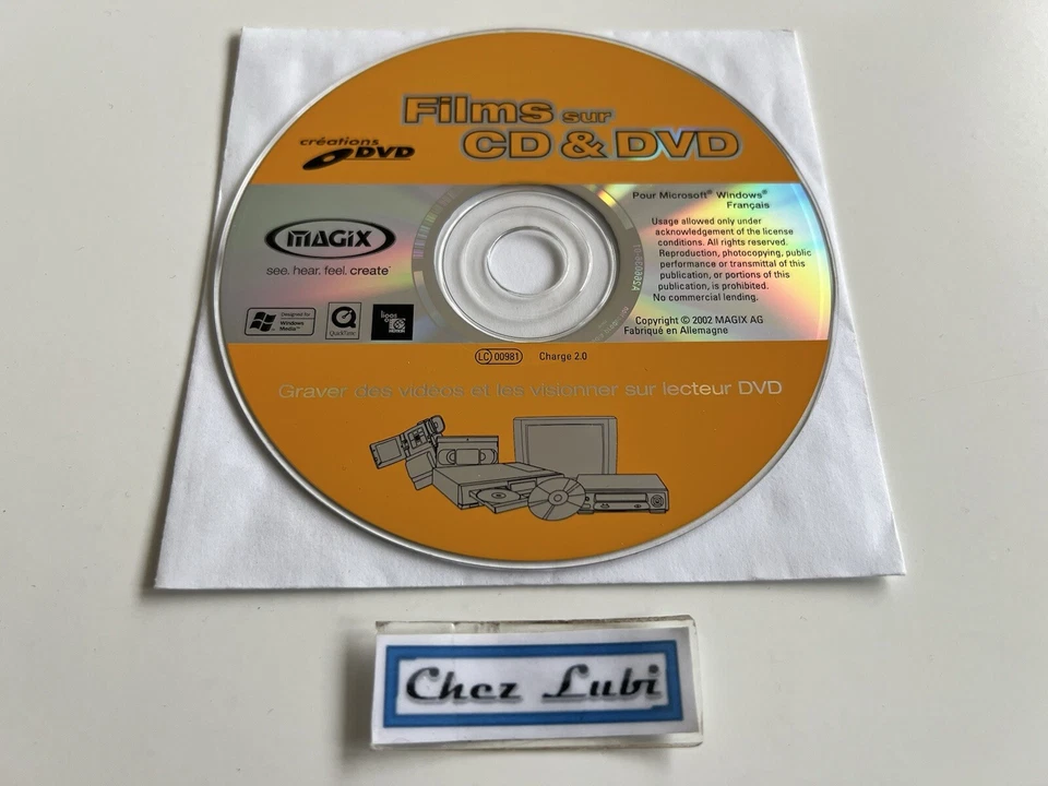 Magix Films Sur CD & DVD - PC - FR - CD Seul - 2002 - Bild 1 von 1