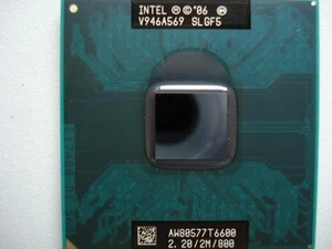 CPU Intel Dual Core Duo Mobile T6600 SLGF5 Processor Acer Extensa 7630 Series - Picture 1 of 1
