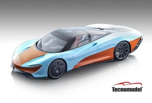 TECNOMODEL, McLAREN Speedtail 2020 Bleu et Orange – Limitée à 24 ex., échelle... - Picture 1 of 1