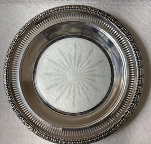 Frank Whiting Talisman Rose Sterling Silver 1948, Holloweare 6.5” Dish/Coaster - Picture 1 of 16