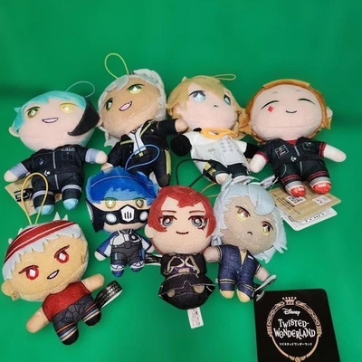 Twisted wonderland Plush keychain lot of 8 Set sale Cate Karim Jack Jade etc. - Image 1 of 4