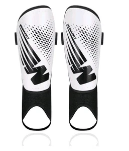 Espinilleras de fútbol Wonarby, blancas, juveniles talla mediana - Imagen 1 de 5