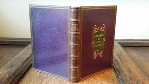 1915 FINE HATCHARDS LEATHER BINDING - PENSEES DE GUSTAVE FLAUBERT - CONARD PARIS - Bild 1 von 24