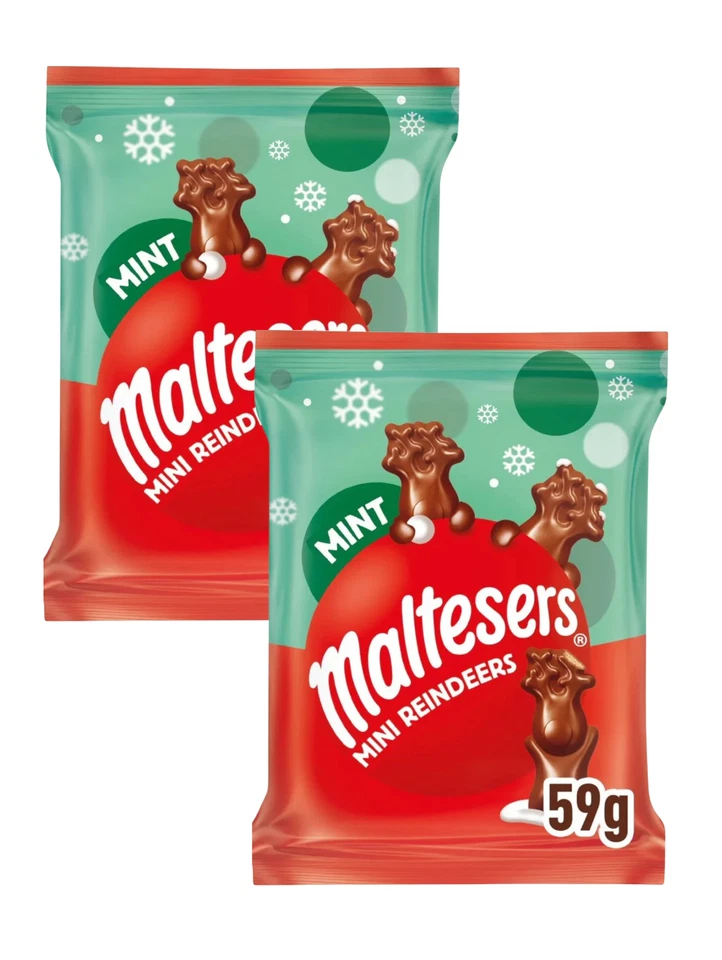 Mini bolsas Maltesers Mint chocolate renos 2 x 59g ENVÍO GRATUITO Foto 1 de 1