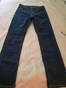 Jeans Nudie .ens Talla 28 X 30 Lean Dean Sarga Rota Nuevos sin Etiquetas - Imagen 1 de 12
