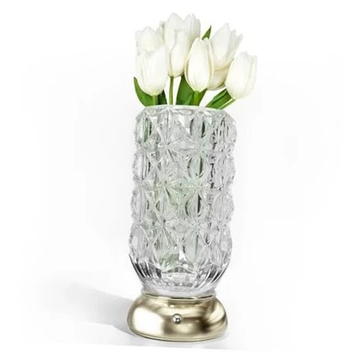 Кристалл-2-в-1 ваза и лампа дизайн - баккара стиль перезаряжаемый свет  - Изображение 1 из 4