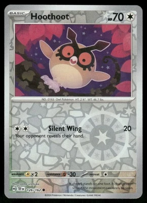 Hoothoot 126/162 Common Reverse Holo SV05: Temporal Forces NM - Image 1 of 2